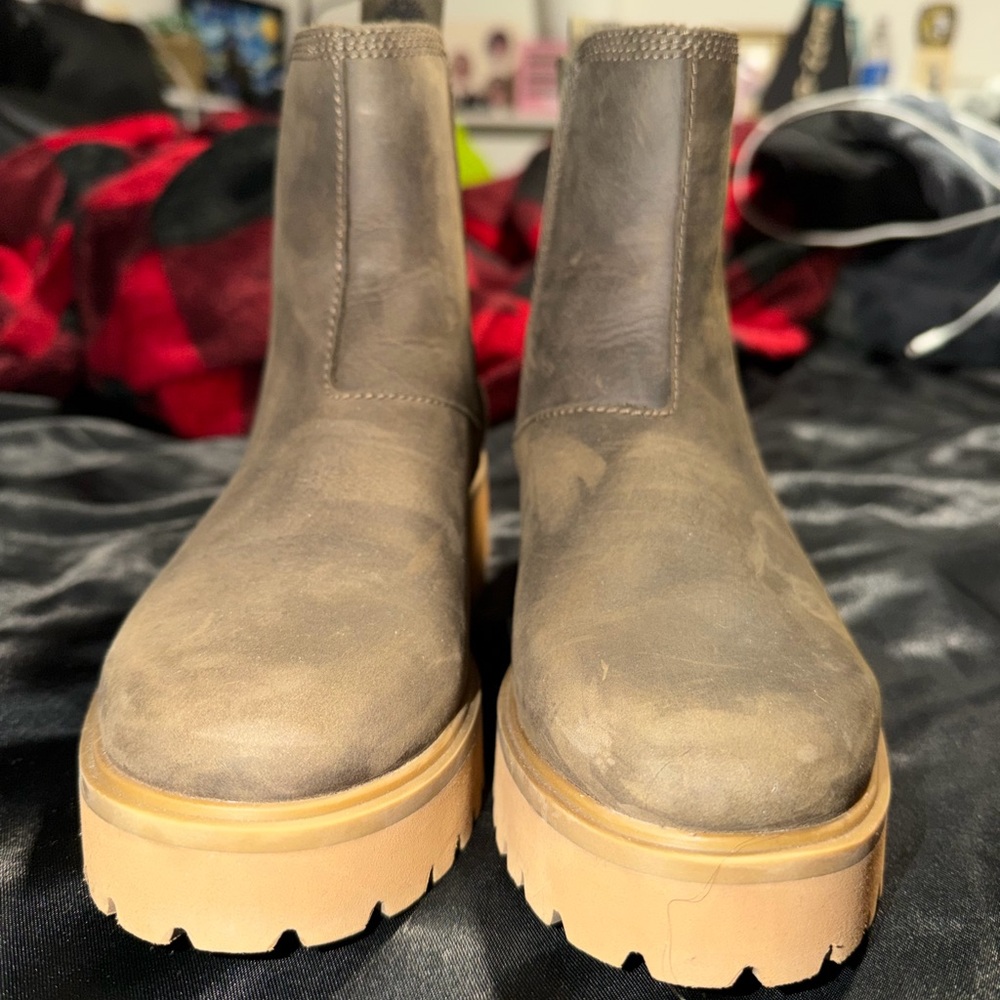 Timberland Dark Brown Leather Boots